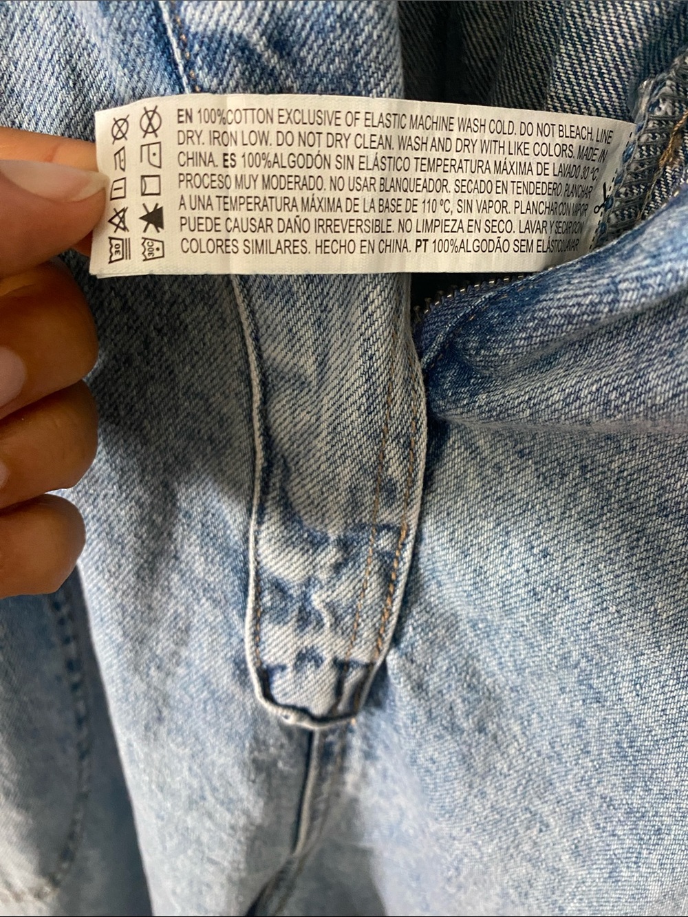 Forever 21 Light Blue Denim Jumpsuit with Pockets! - Picture 9 of 9